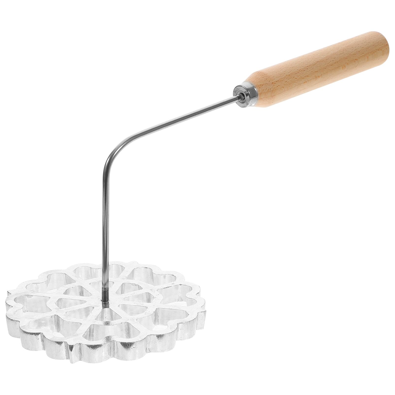 Bunuelos Molds With Handle Timbale Rosettes Molds 32Cm Aluminum Alloy Waffle Molds Achappam Molds Funnel Cake Ring Bunuelo Maker