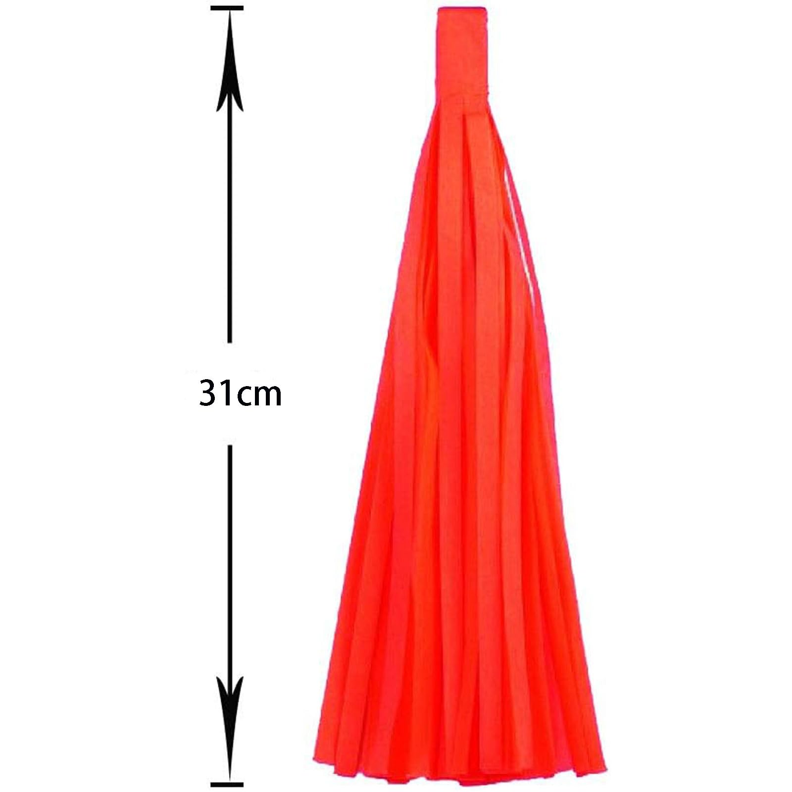Aimto Red Blue and Yellow Tassel Garland Banner Paper Tassels for Party Decorations,Pack of 15