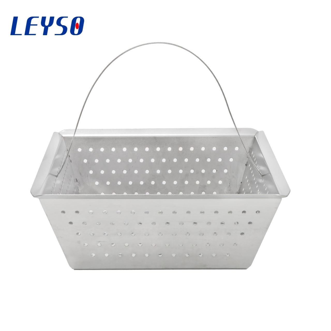 Leyso Stainless Steel Floor Sink Drop-In Basket Strainer Sink Drain Cover 8-1/2'' X 8-1/2    X 3-1/8    For Kitchen, Restaurant,