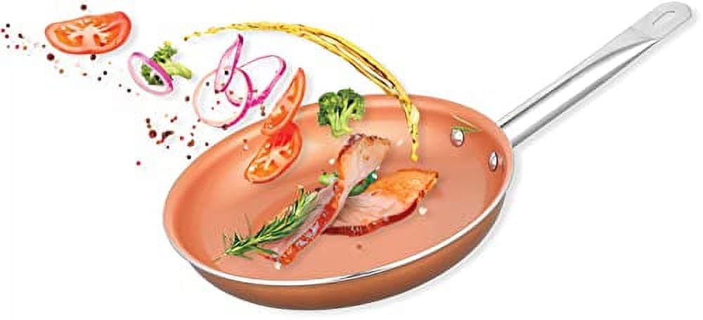 EUROSTAR EC2330 12 NonStick CeramicInfused Copper Cookware