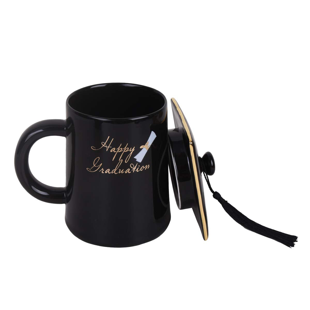 Vencer 2024 ''Happy Graduation'' Graduation Present/Bachelor'S Degree Present-Graduation Cap Mug Bachelor Cap As Graduation Part