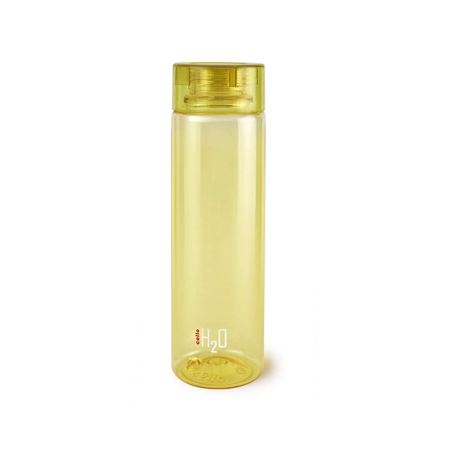 Cello H2O Plastic Water Bottle, 1000 Ml, 1-Piece, Yellow