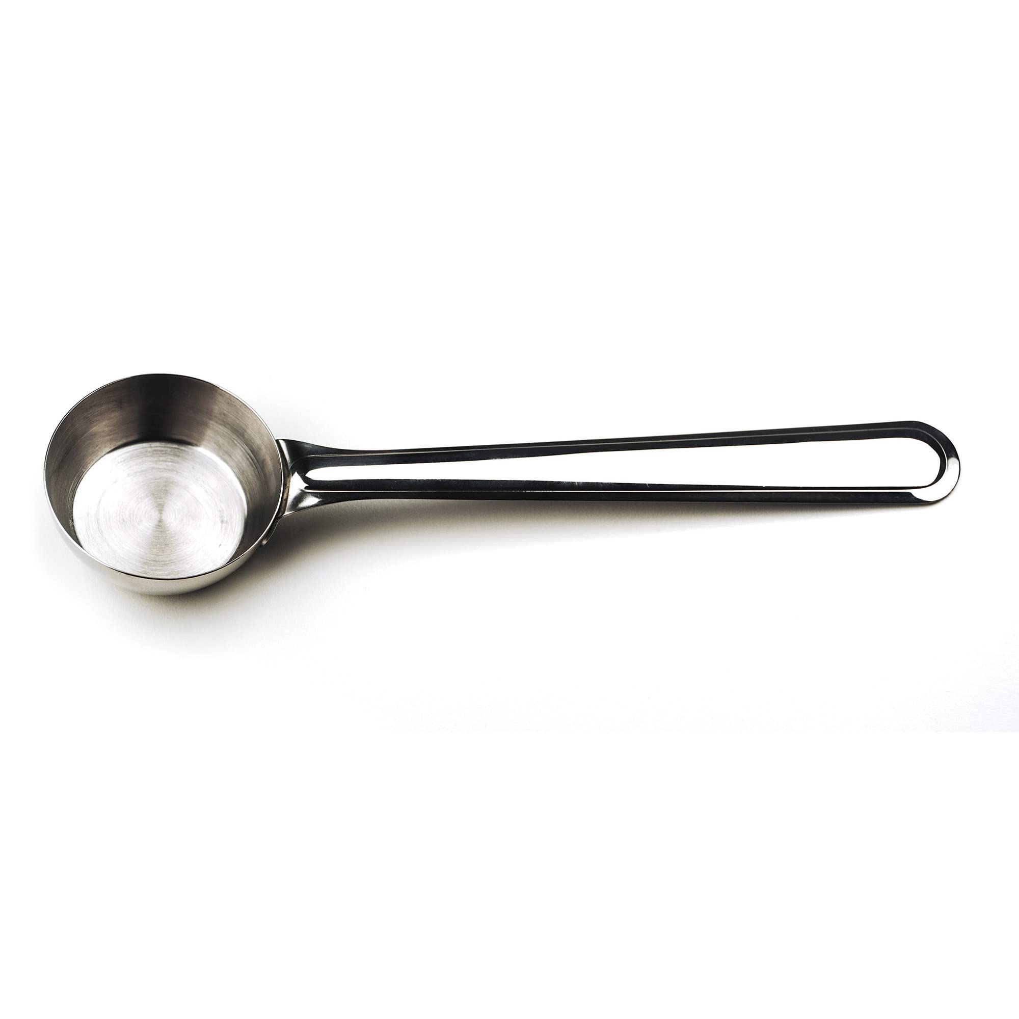 Rsvp International Measuring Spoon, Stainless Steel Scoop Multi-Purpose For Baking, Ground Coffee, Beans Or Loose Leaf Tea, Long