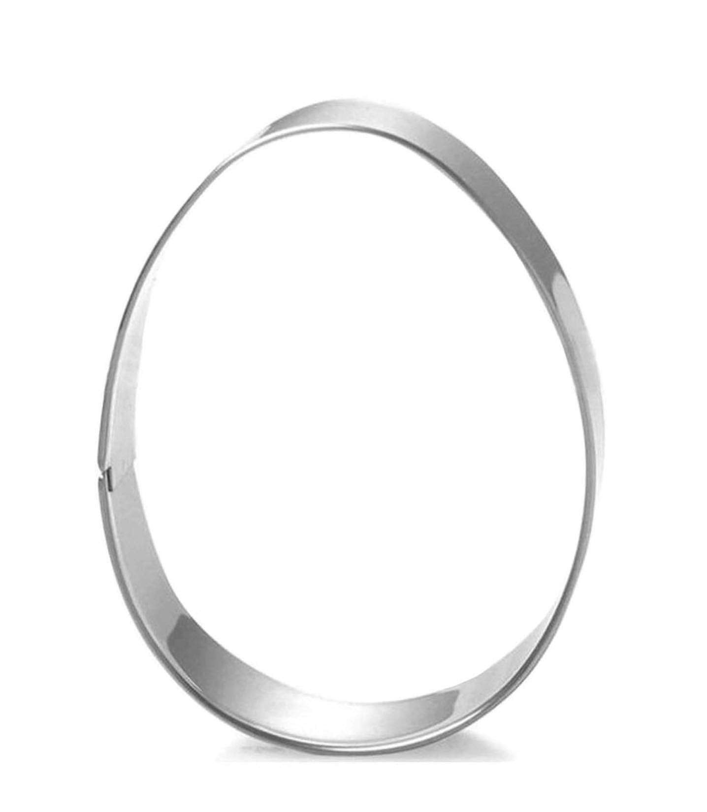 Wjsyshop Easter Eggs Cookie Cutter Stainless Steel