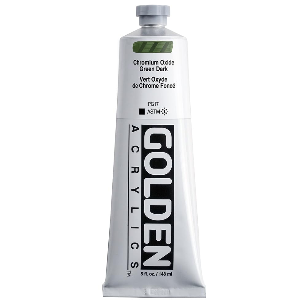 Golden Heavy Body Acrylic - Chromium Oxide Green Dark 5Oz Tube