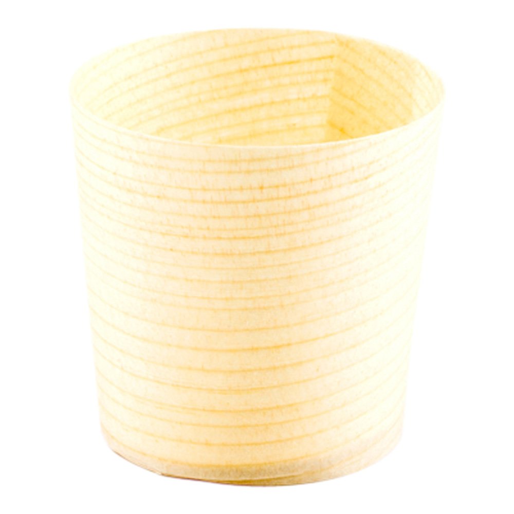Restaurantware 1 Ounce Appetizer Cups 200 Disposable Mini Tasting Cups - Durable Sustainable Shaved Pinewood Dessert Cups For Ca