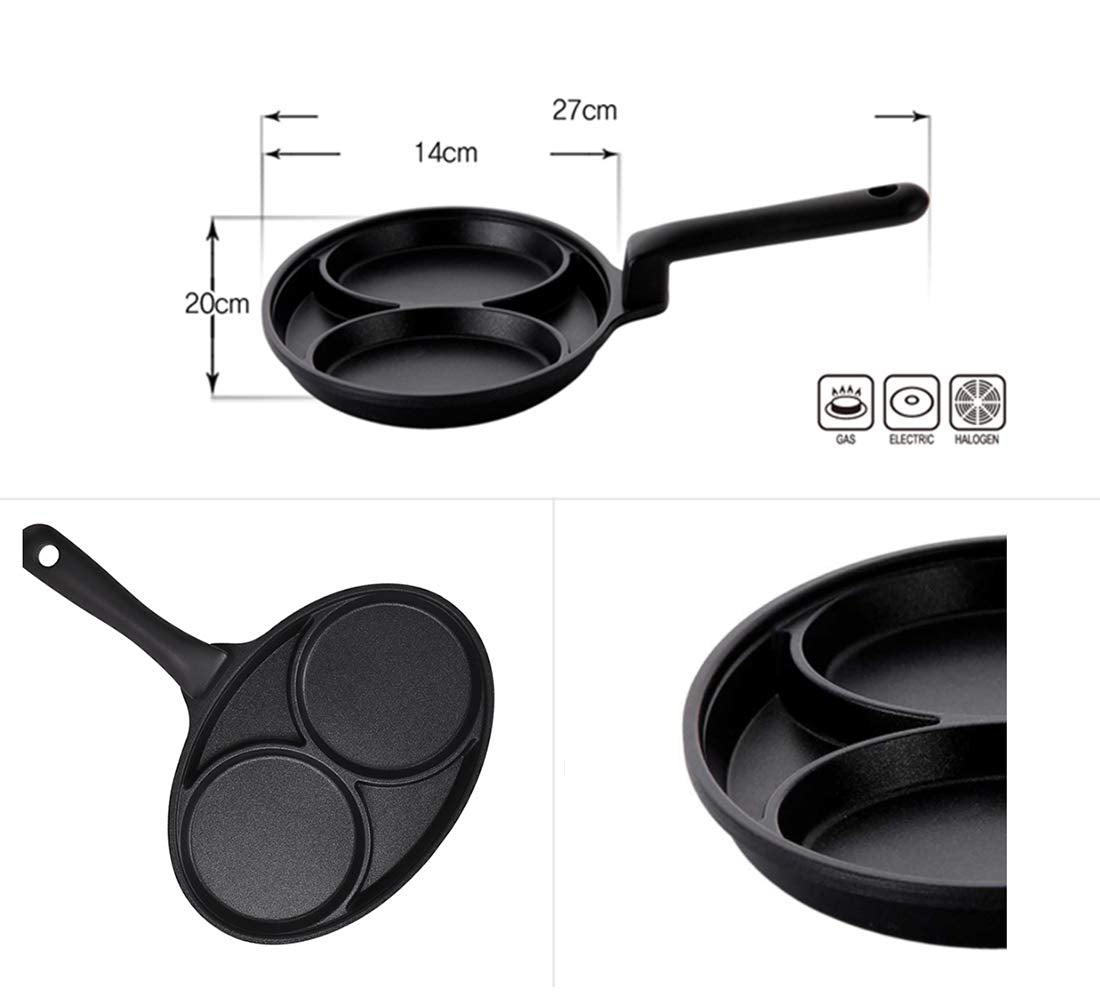 Kitchen Flower 2 Space Non-Stick Coated Egg Pan