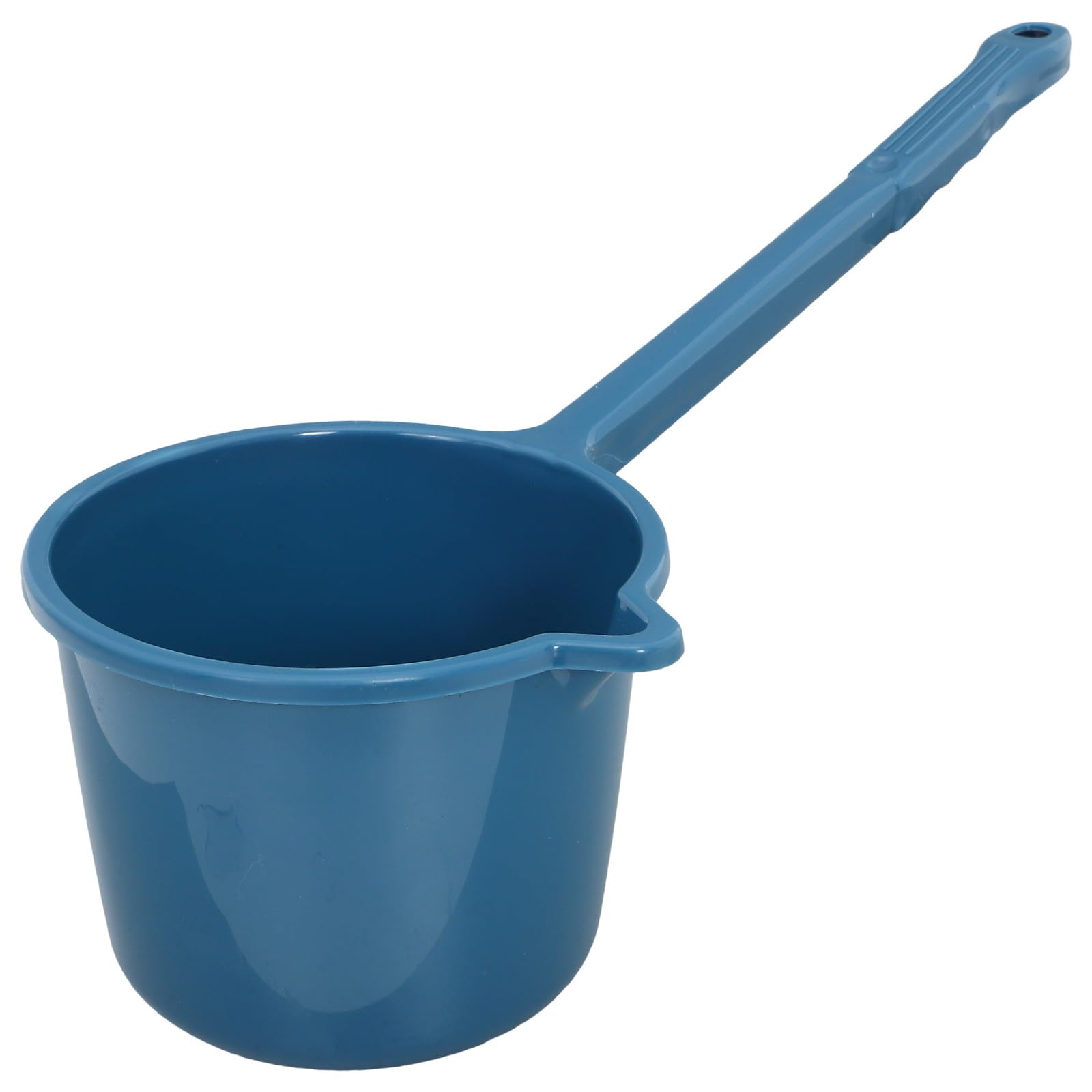 OSOLADY Multipurpose Long Handle Water Scoop Large Plastic Ladle with Spout Household Kitchen Water Dipper Thick Bathing Spoon f