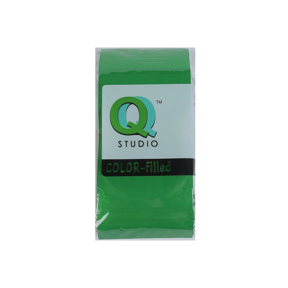 QQ Studio 100PCS Matte Double-Sided Colored Stand-Up Resealable QuickQlick Bags (10x15cm (4x6'')  Green)