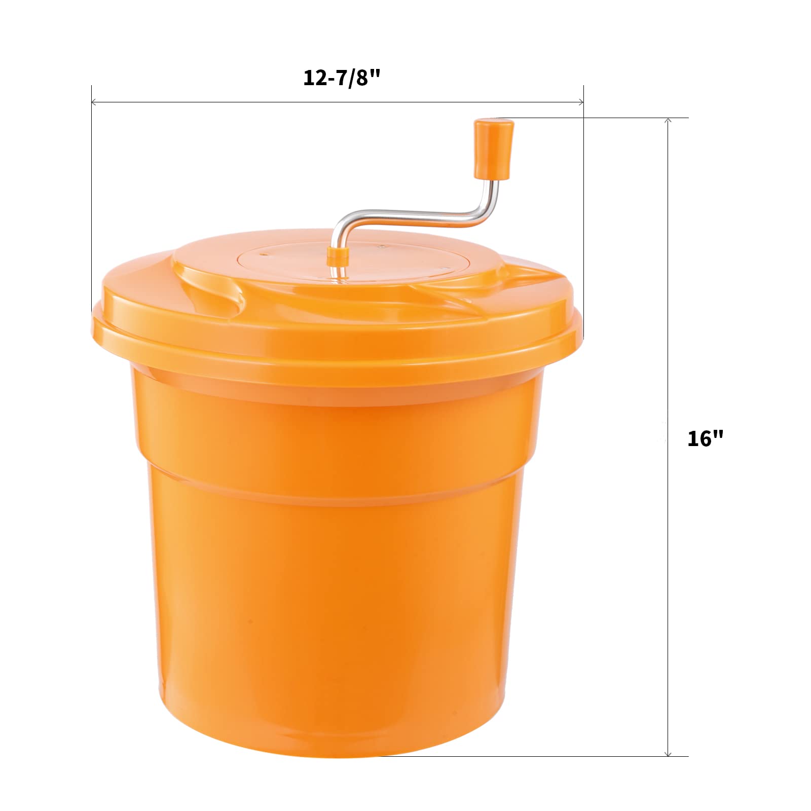 Ybsvo 5 Gallon Large Commercial Salad Spinners And Lettuce Spinner