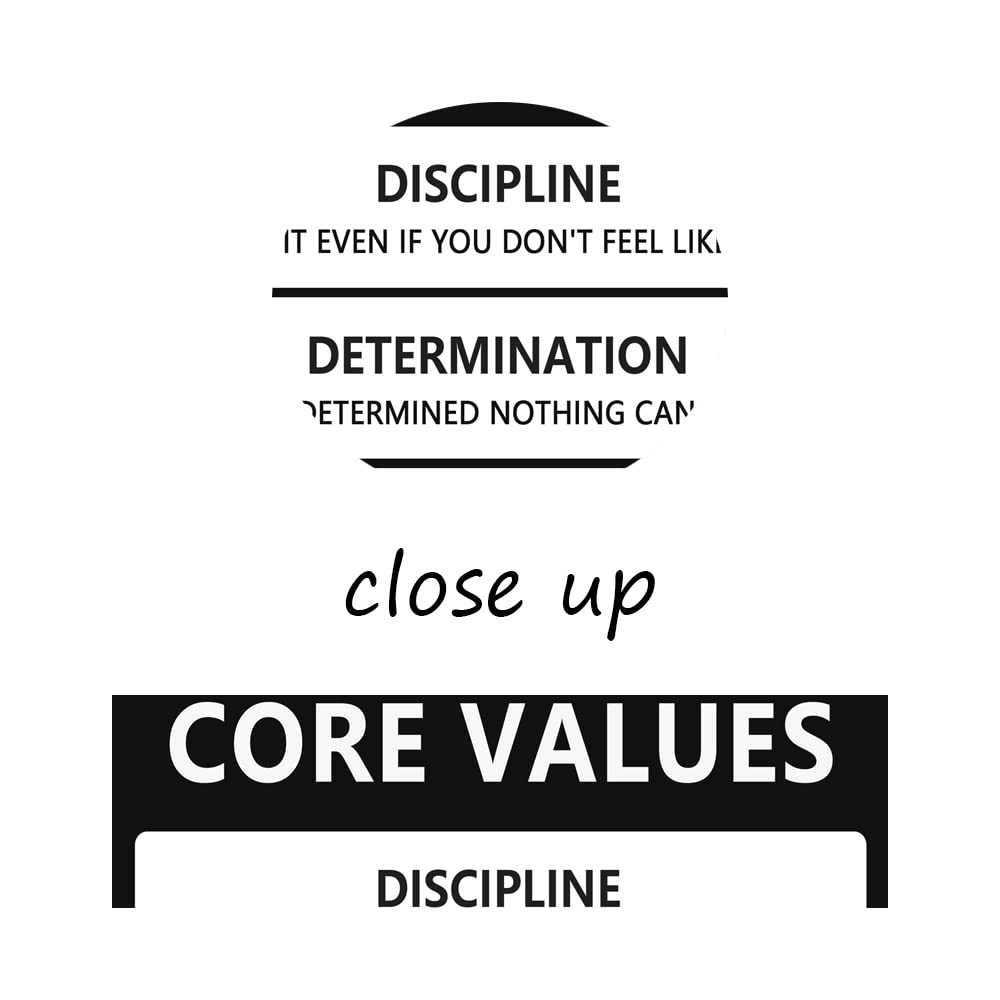 Core Values Motivational Wall Art Inspirational Poster Inspiring Canvas Prints Artwork For Office Living Room Modern Home Decor