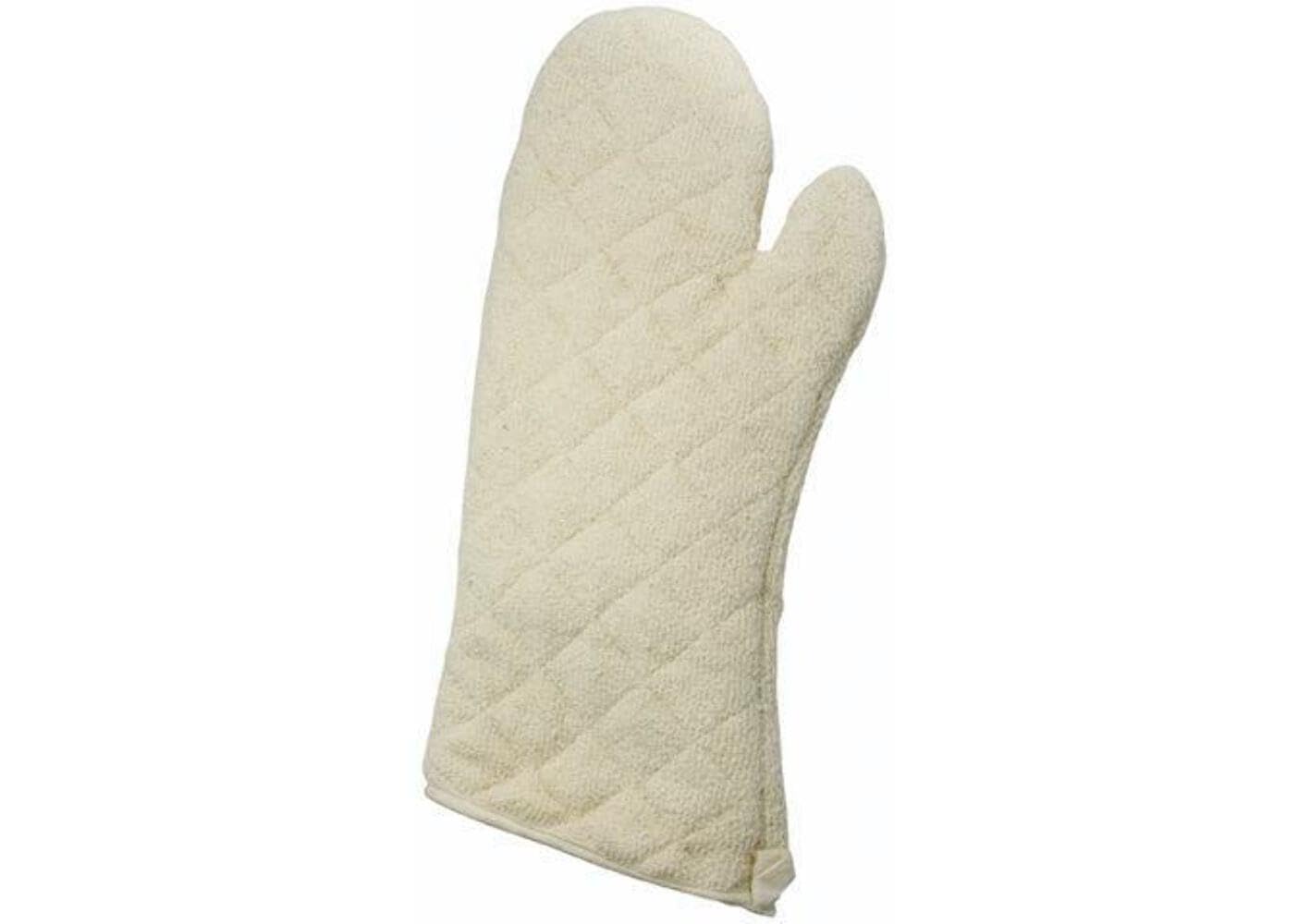 Winco Terry Oven Mitt, 17-Inch, Tan