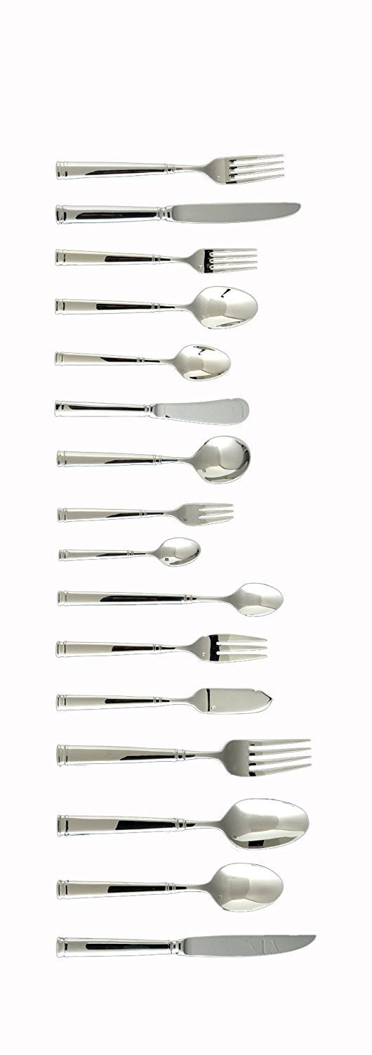 Fortessa Bistro 18/10 Stainless Steel Flatware Appetizer/Cake Fork, Set Of 12