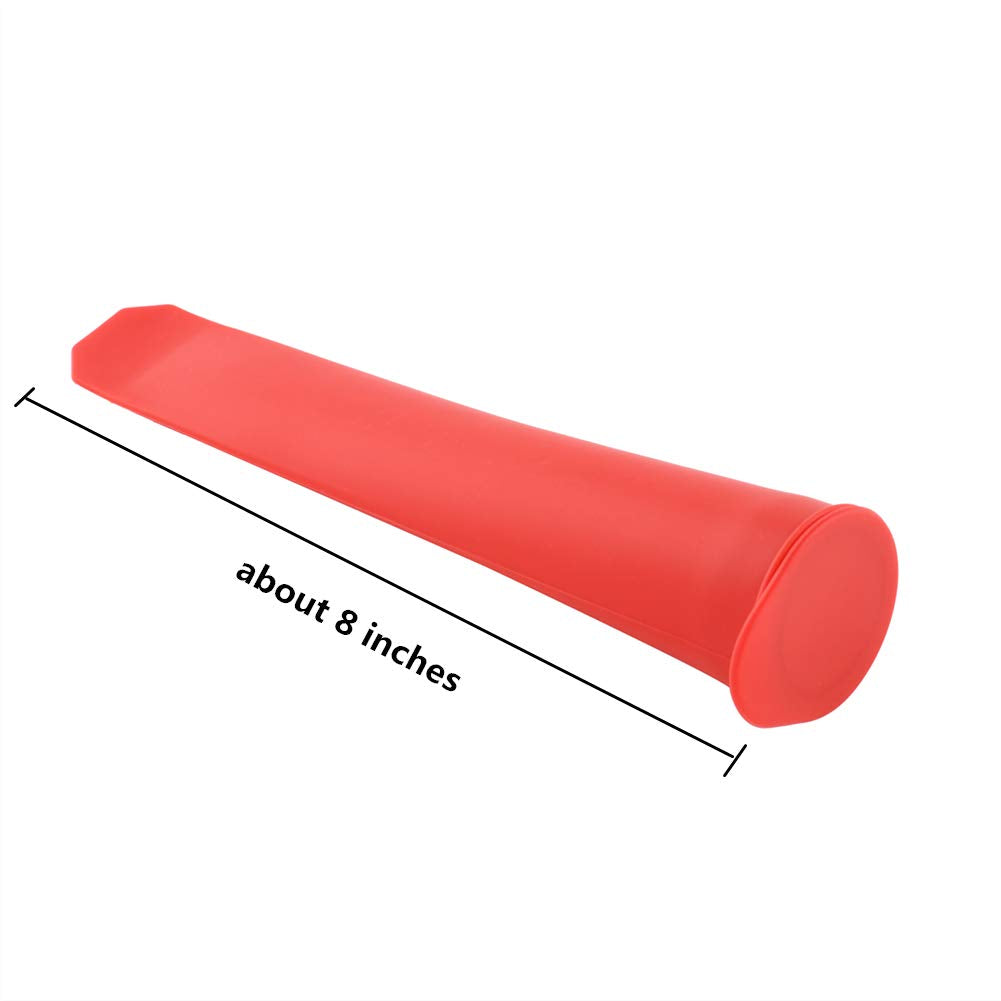 Mirenlife Silicone Ice Pop Molds,Popsicle Maker Molds,8 Vibrant Colors,Set Of 8