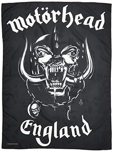 Heart Rock Original Motorhead England Flag, Fabric, Multicolor, 110X75X0Cm