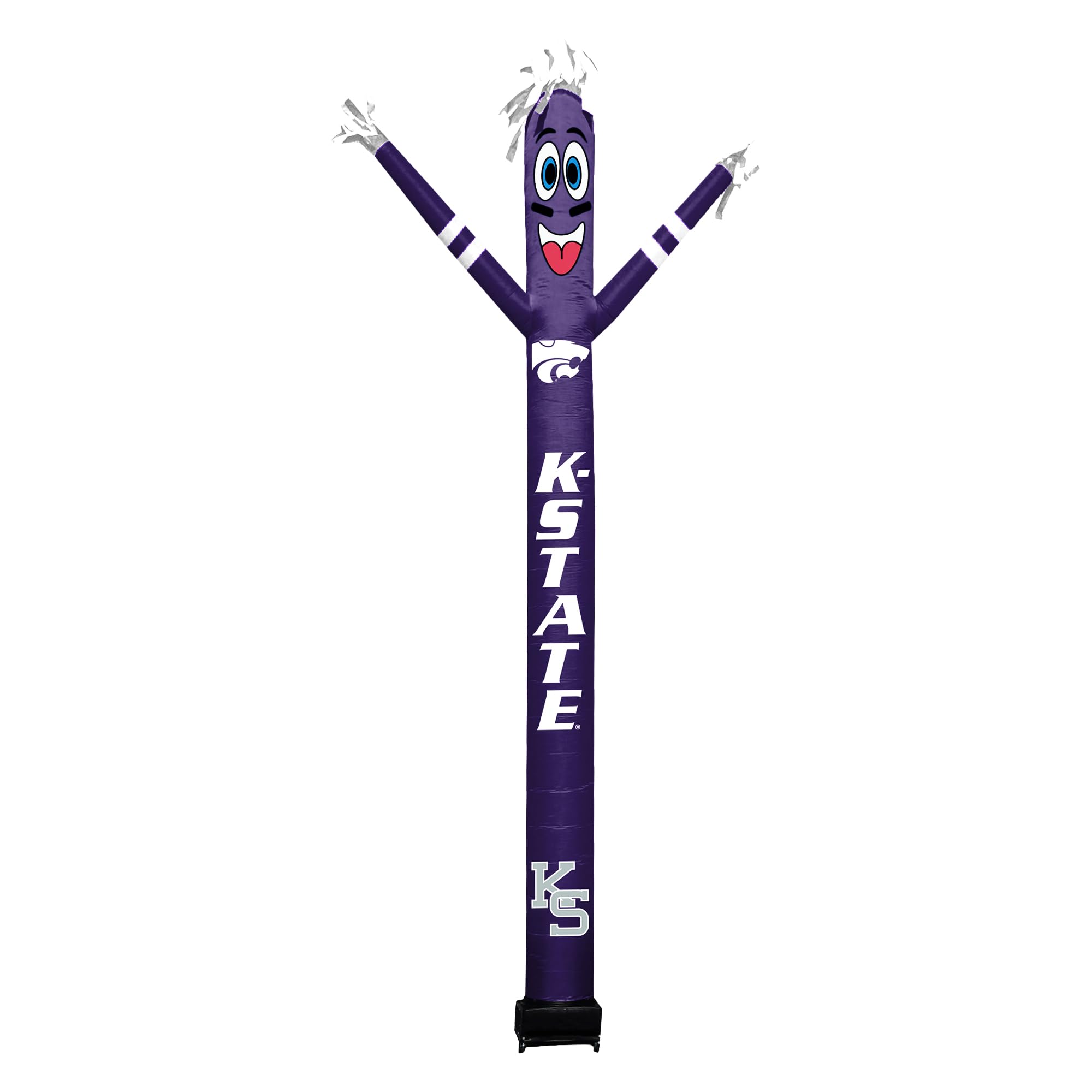 Sporticulture NCAA K-State Wildcats Football Wacky Waving Inflatable Tube Guy with LED Lights & Built-in Blower Air Wacky Dancer