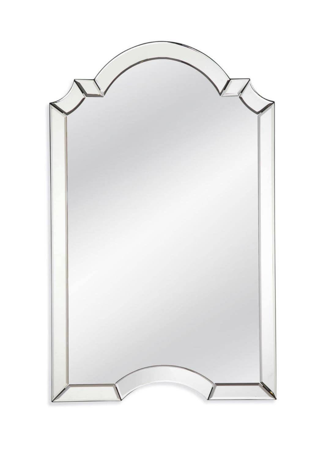 Bassett Mirror M3675EC Emerson Wall Mirror, Clear