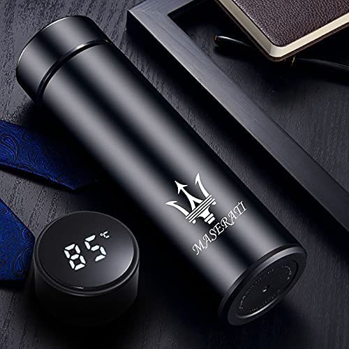17 Oz Car Logo Black Frosted Travel Mugs & Tumblers Vacuum Insulated Stainless Steel Thermal Bottle Fashion Business Thermal Cup