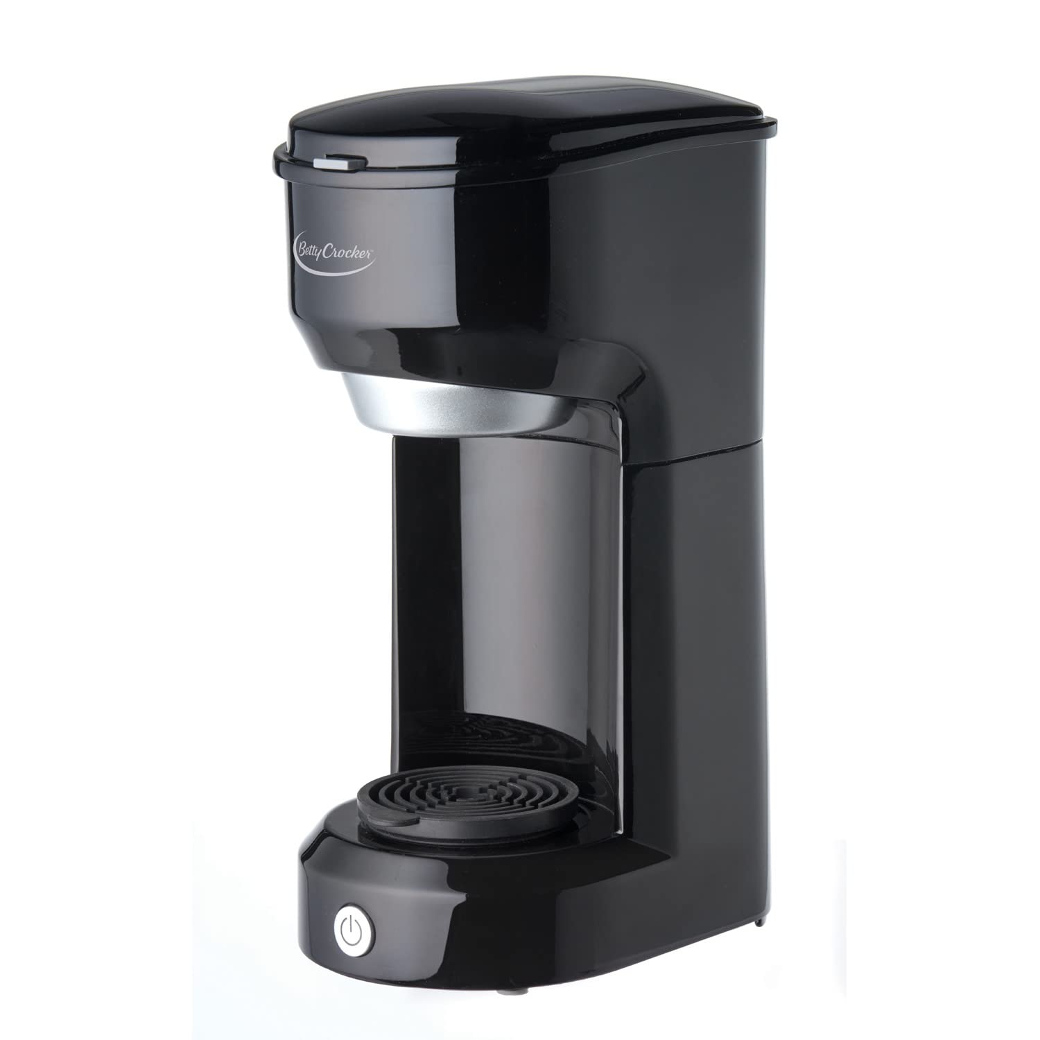 BETTY CROCKER Single Serve Coffee Maker, Black, BC3800CB
