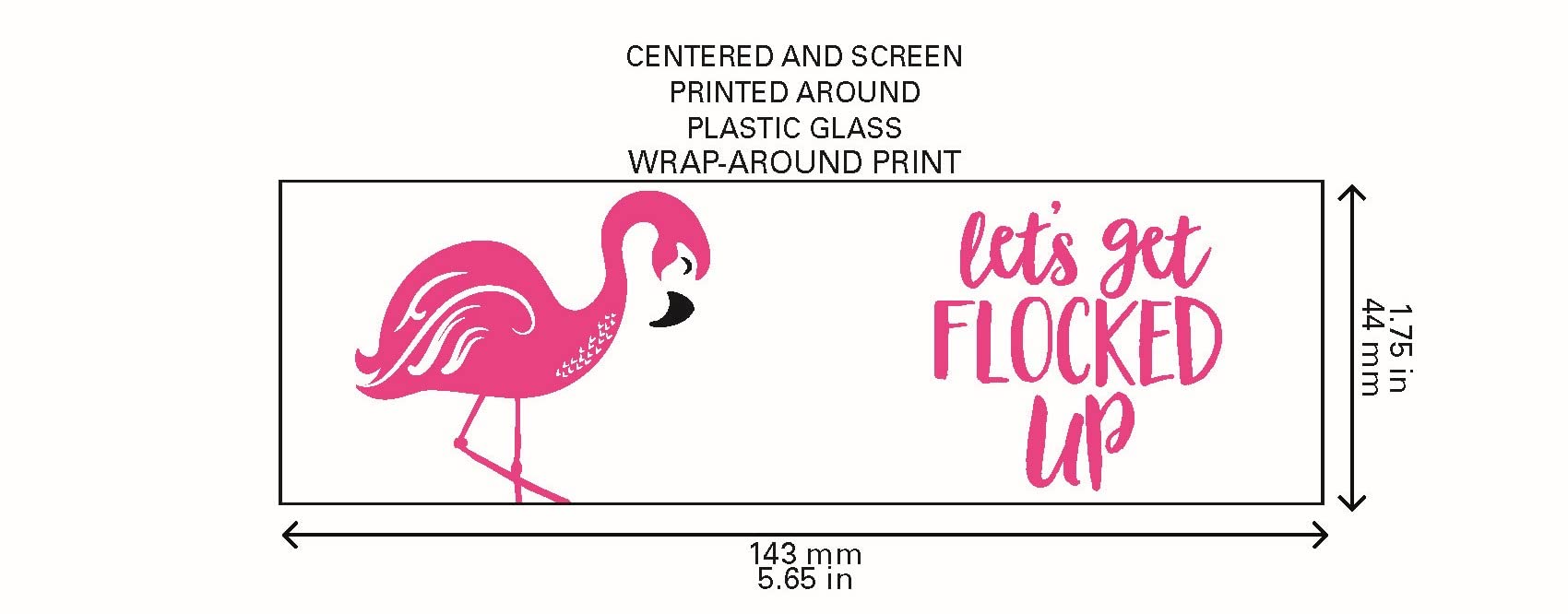 Fun Express Set Of 24 Pieces Luau Flamingo Plastic Shot Glasses, Holds 2 Oz, Bpa Free Plastic, Pool Party Supplies, Clear