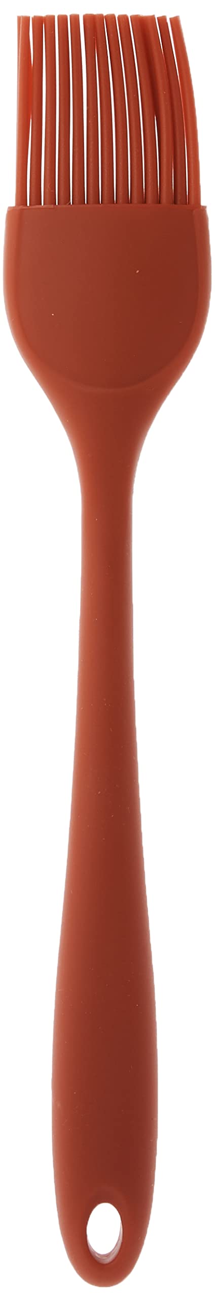 Mrs. Andersons Baking Basting Brush, Heat-Resistant Flexible Nonstick Silicone, 10.75-Inches, Cherry