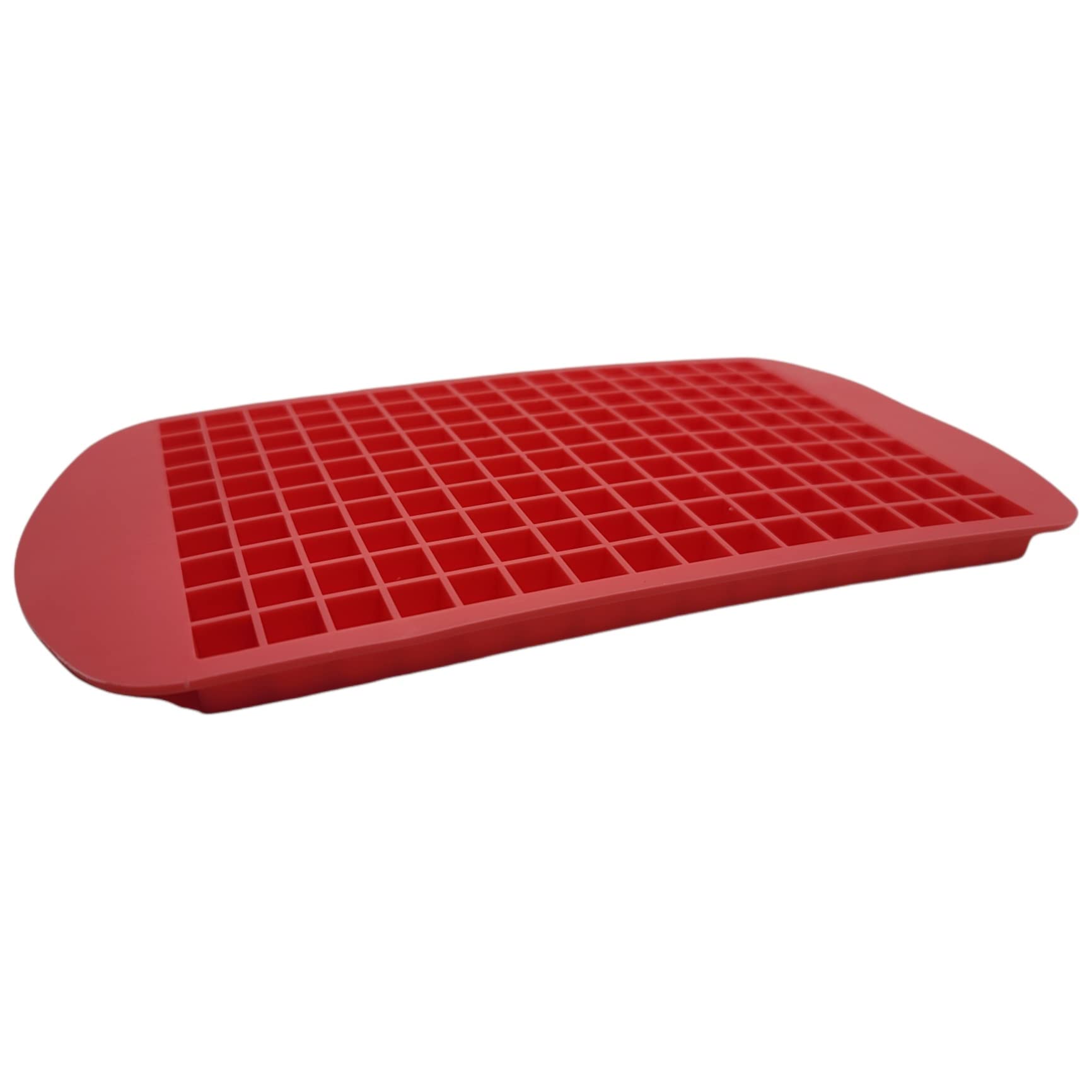 Handy Housewares Flexible Silicone Easy-Release Mini Crushed Ice Cube Tray - Each Makes 160 Small Ice Cubes (1 Pack, Pink)