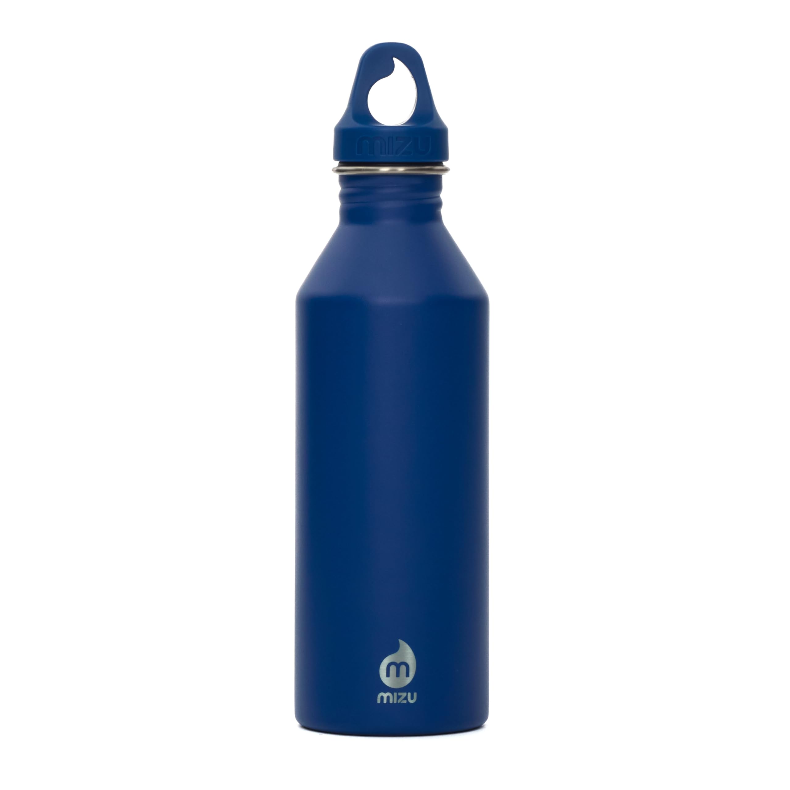 Mizu M8 25 oz Stainless Steel Water Bottle with Loop Cap (Deep Navy)