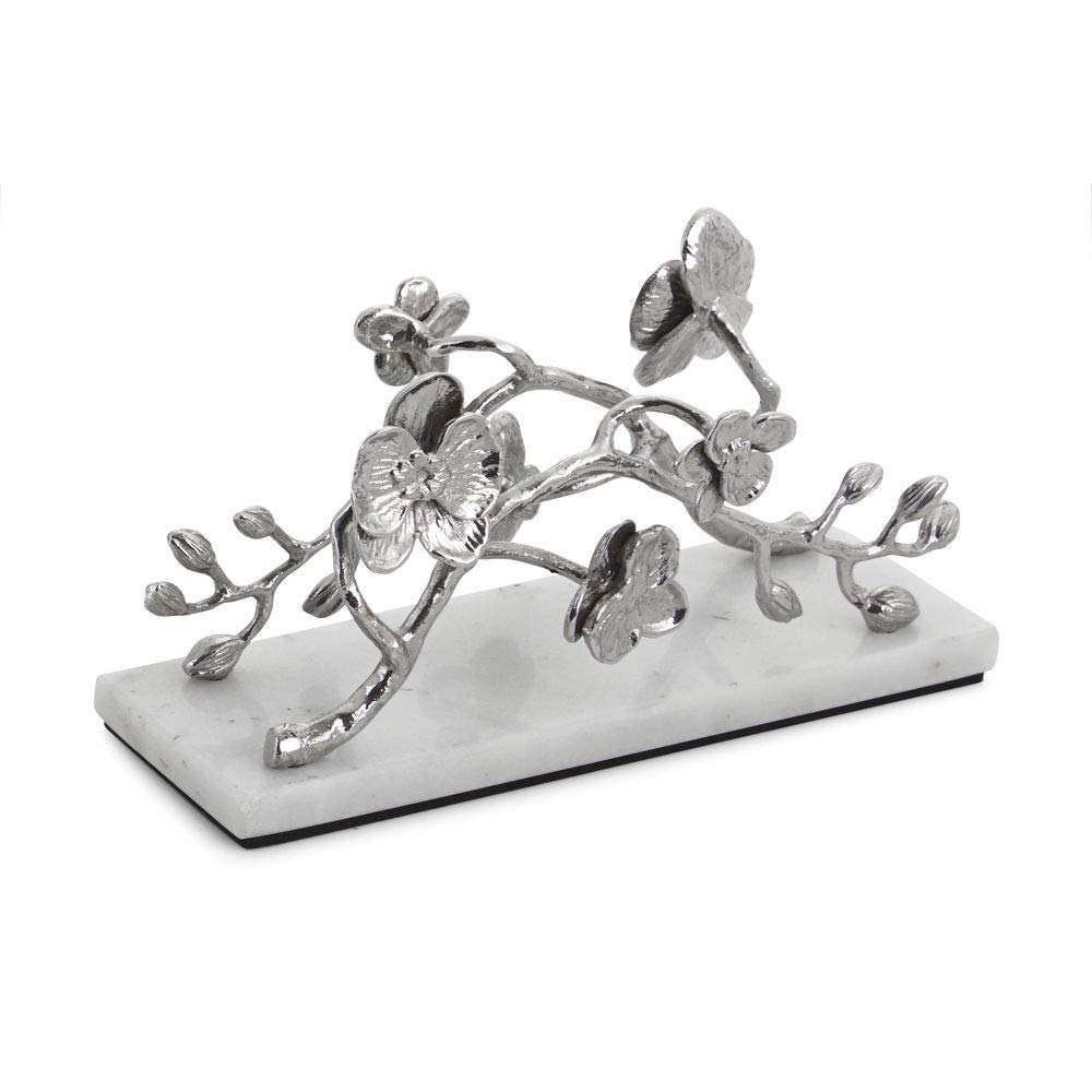 Michael Aram Orchid Napkin Holder, Silver