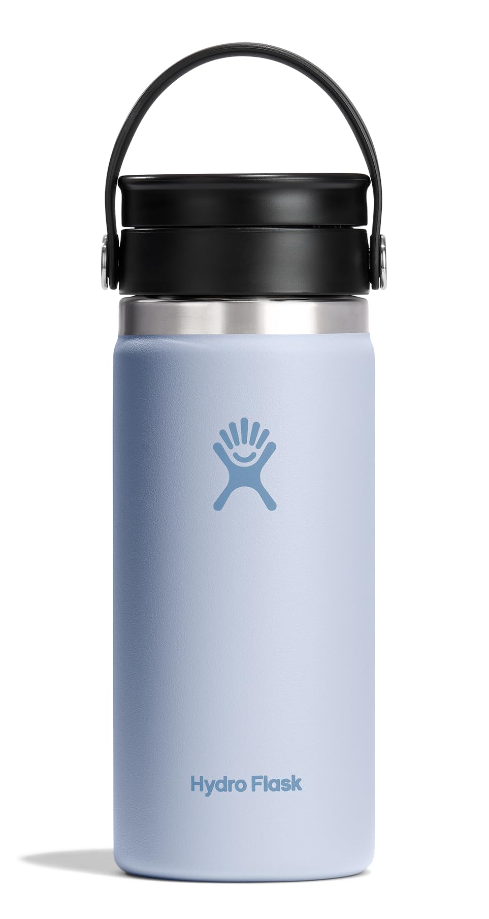 Hydro Flask Flex Sip Coffee Tumbler - Insulated Stainless Steel, Non Spill, Leak Proof Travel Coffee Cup 16 Oz Surf Blue