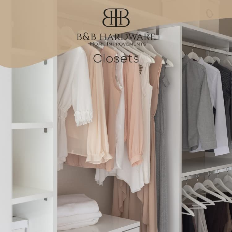 B&B Hardware Cabinet Shelves - Melamine 1/2'' Thick - Custom Organize Space With Stylish Cabinet Melamine Shelves - Perfect Solu