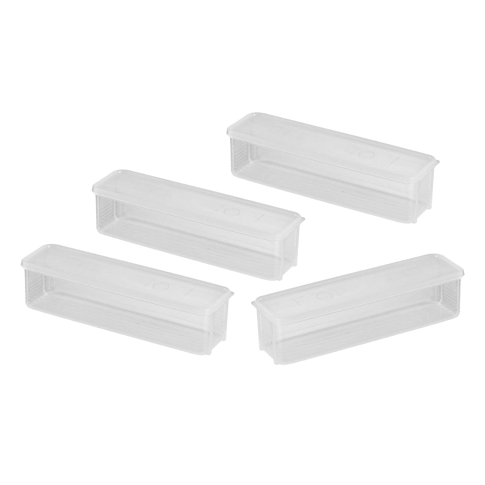 Ecomistiq 4Pcs Pasta Container Airtight Spaghetti Conatiner For Personal Dorms Kitchen | Food Storage Containers | Kitchen Stora
