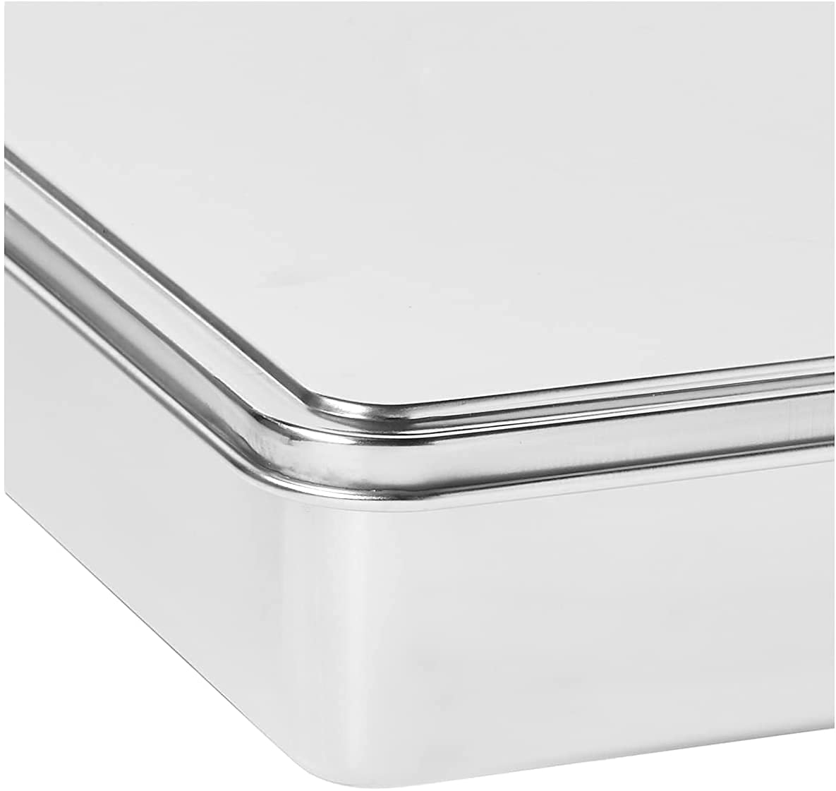 Ybm Home Stainless Steel Covered Cake Pan, Bakeware With Lid, 2401 (1, Small)