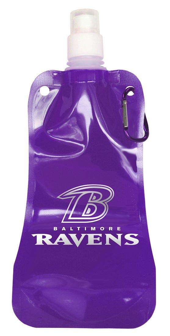 Baltimore Ravens Water Bottle 16oz Foldable