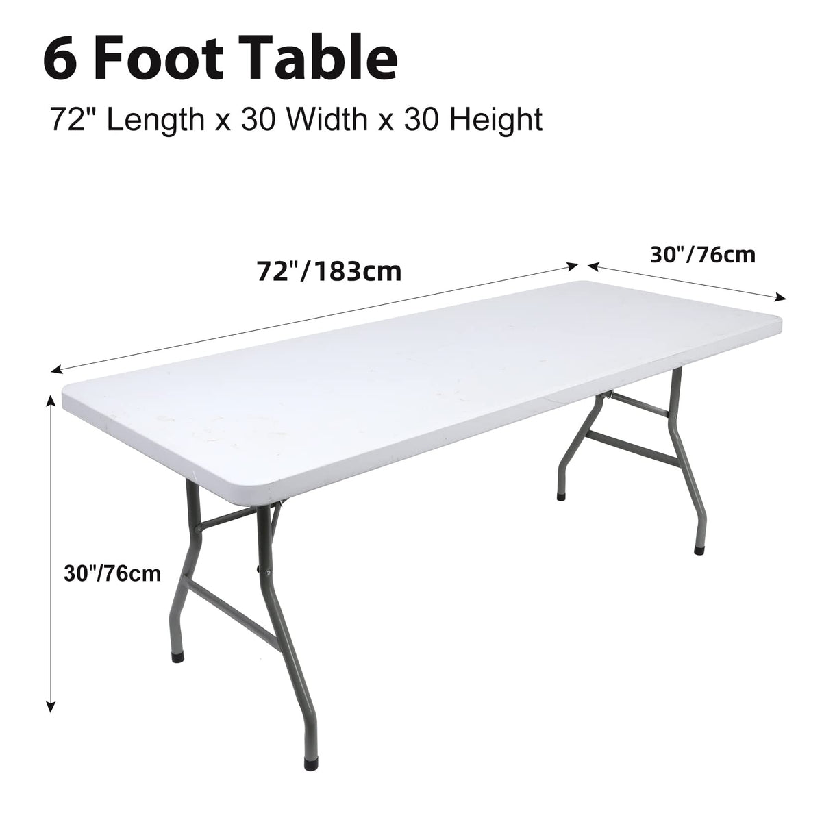 6 Table Cover Bddc Table Covers For 6 Foot Tables 2 Pack, Spandex Table Covers 6Ft ...
