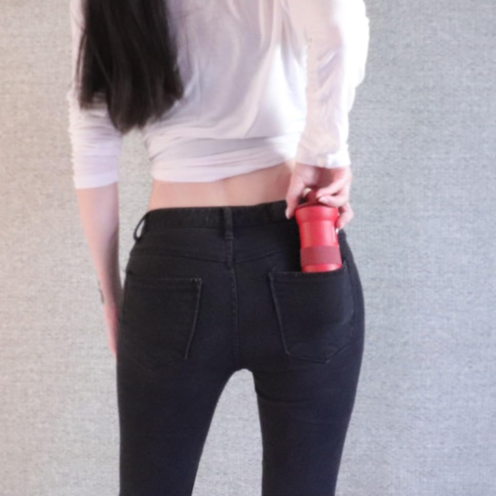 Cafflano Krinder : Portable Manual Coffee Maker, Handmill, Italian Metal-Burr Coffee Grinder, High-Consistency, Easy Coarseness