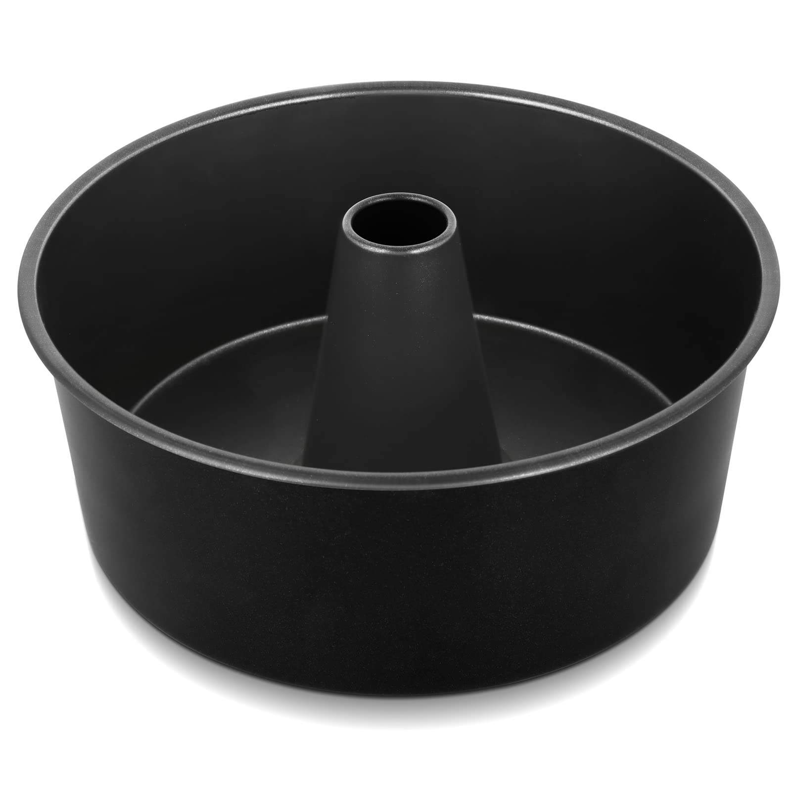 Teamfar 10 Inch Angel Food Cake Pan, Non-Stick Coating Stainless Steel Core Pound Cake Pan With Tube, For Home/Kitchen, Healthy