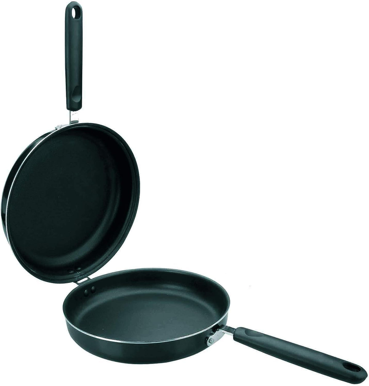 Ibili Reinforced Cast Aluminum Omelette Pan, Frittata Frying Pan Non-Stick With Bakelite Handles Double Sided For Easy Flipping