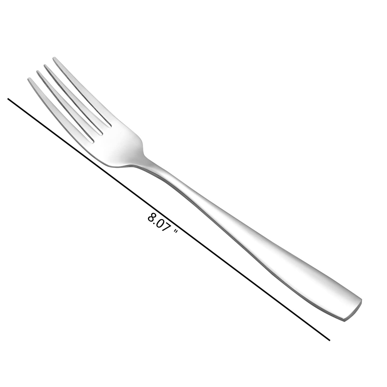 Annkkyus 12 Pieces Dinner Forks, Stainless Steel Table Forks
