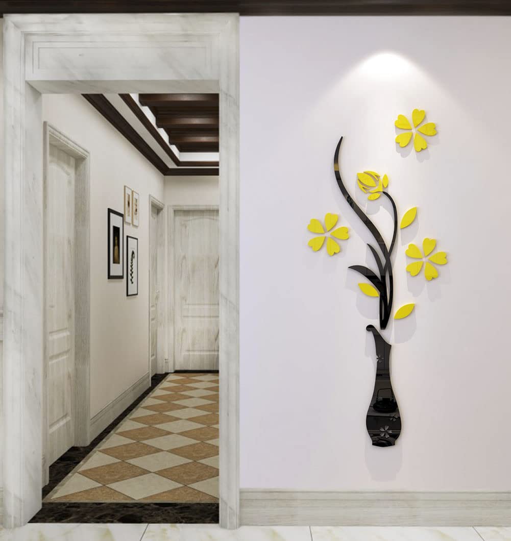 Hermione Baby 3D Vase Wall Murals For Living Room Bedroom Sofa Backdrop Tv Wall Background, Originality Stickers Gift, Diy Wall