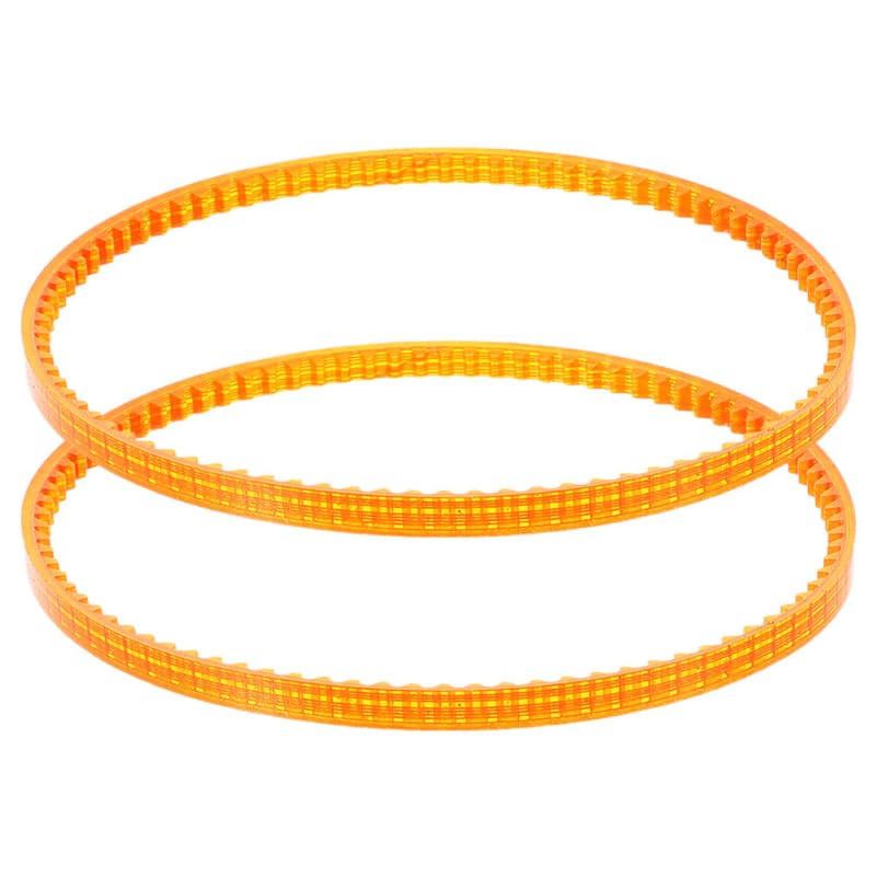 Luxshiny Marshmallow Machine Belts 2-Pack Reusable Cotton Candy Maker Replacement Parts 4.52X4.52X0.19In Compact Lightweight Bel