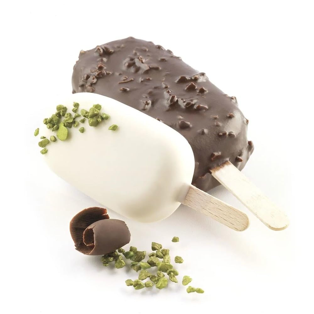 Silikomart Silicone Easy Ice Cream Bar Mold, Set Of 2, Classic