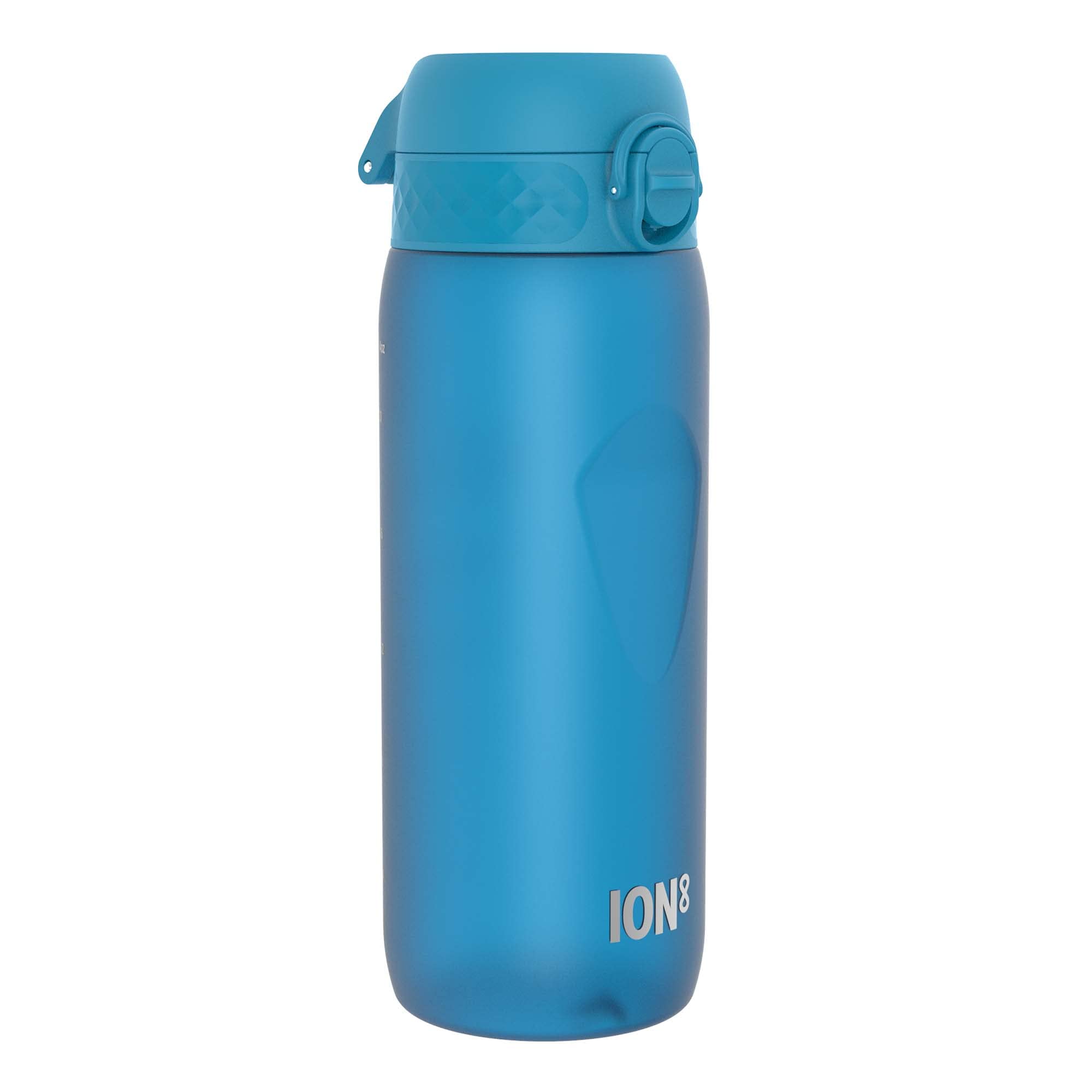 Ion8 Water Bottle, 750 ml/24 oz, Leak Proof, Easy to Open, Secure Lock, Dishwasher Safe, BPA Free, Flip Cover, Carry Handle, Sof