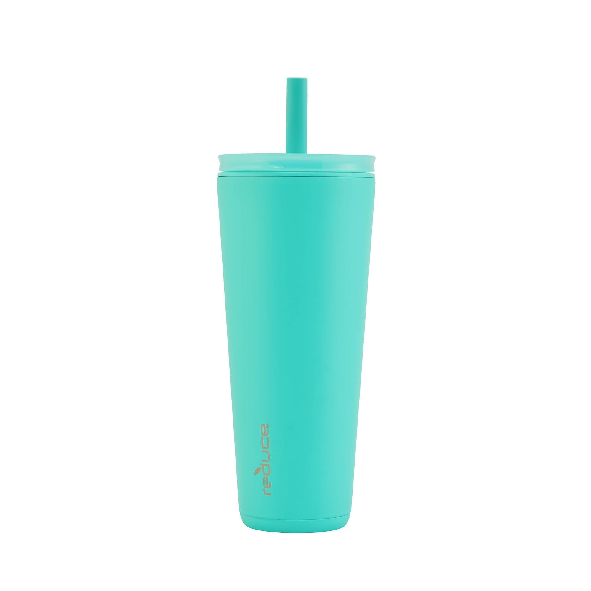 Reduce Halo 32 Oz Stainless Steel Vacuum Insulated Tumbler - Spill Proof Travel Mug With Flip Handle Lid - Keeps Drinks Cold For