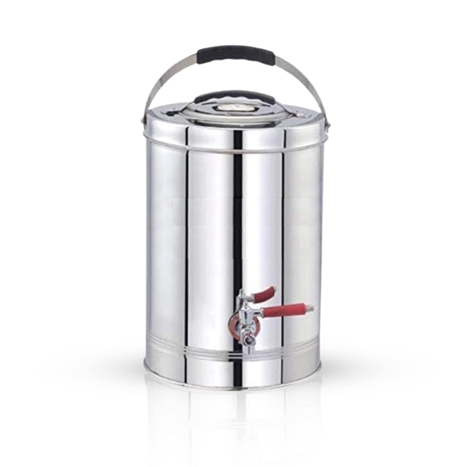 Rj Kitchenware Store Stainless Steel Tea Container EcoFriendly Tea/Coffee|Coffee/Tea Urn Kettle With Tap, Hot & Cold Pot|Tea Po