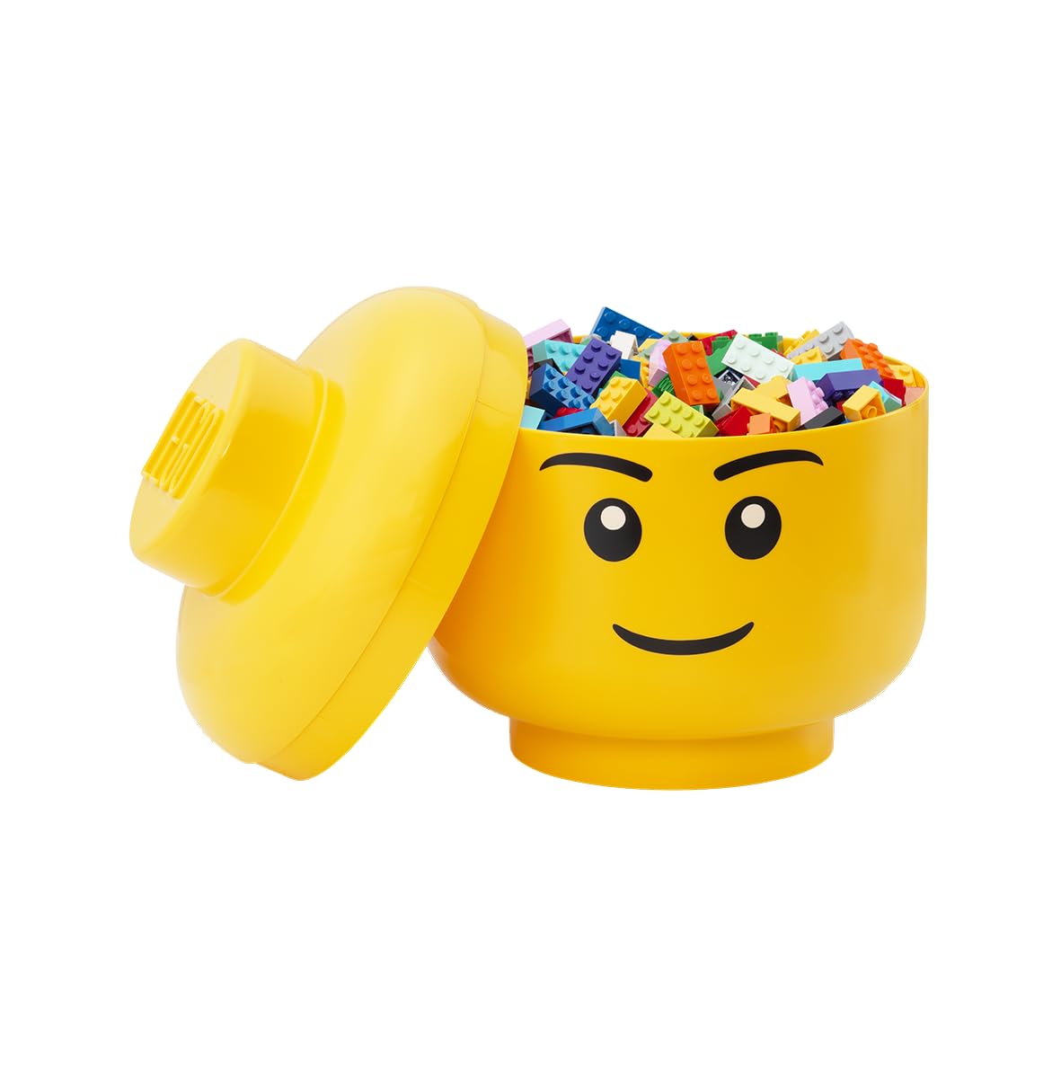 Room Copenhagen LEGO Storage Head - Large Boy, Plastic, Model 4032