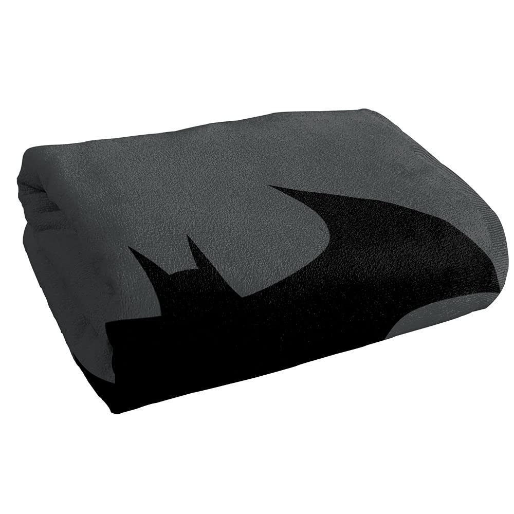 Logovision Batman Hush Logo Grey Officially Licensed Beach Towel 30'' X 60''