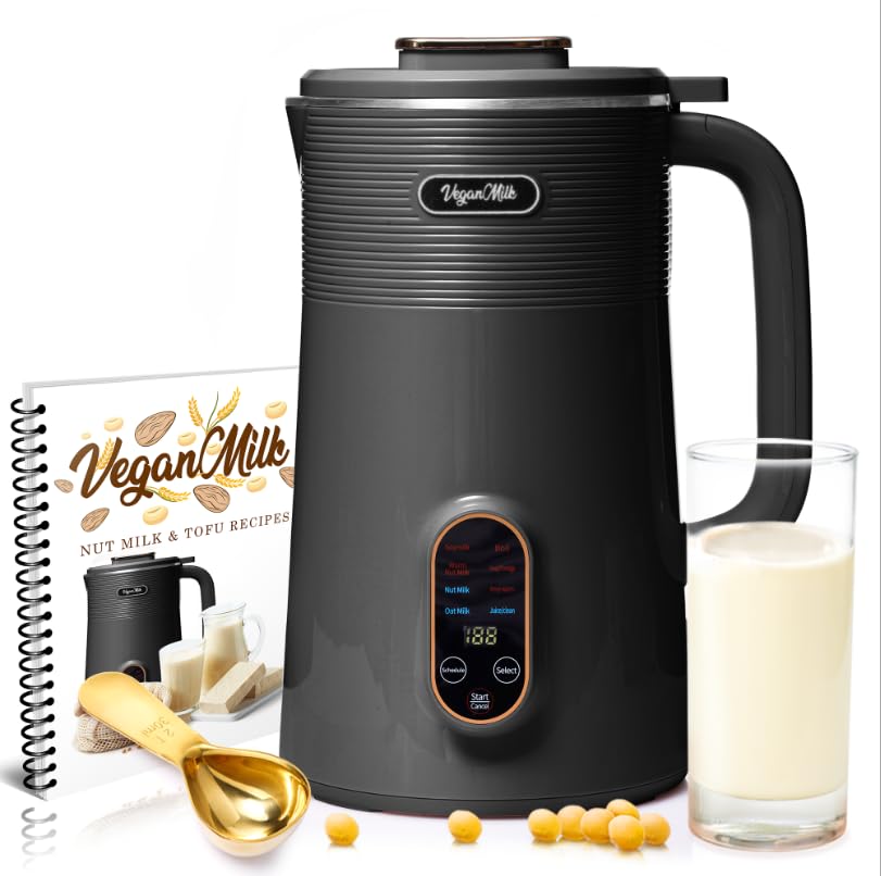 Nut Milk Maker Machine, Almond Milk Maker Machine, Soy Milk Maker Machine, Oat Milk Maker Machine - 8 In 1 Plant Based Milk Make