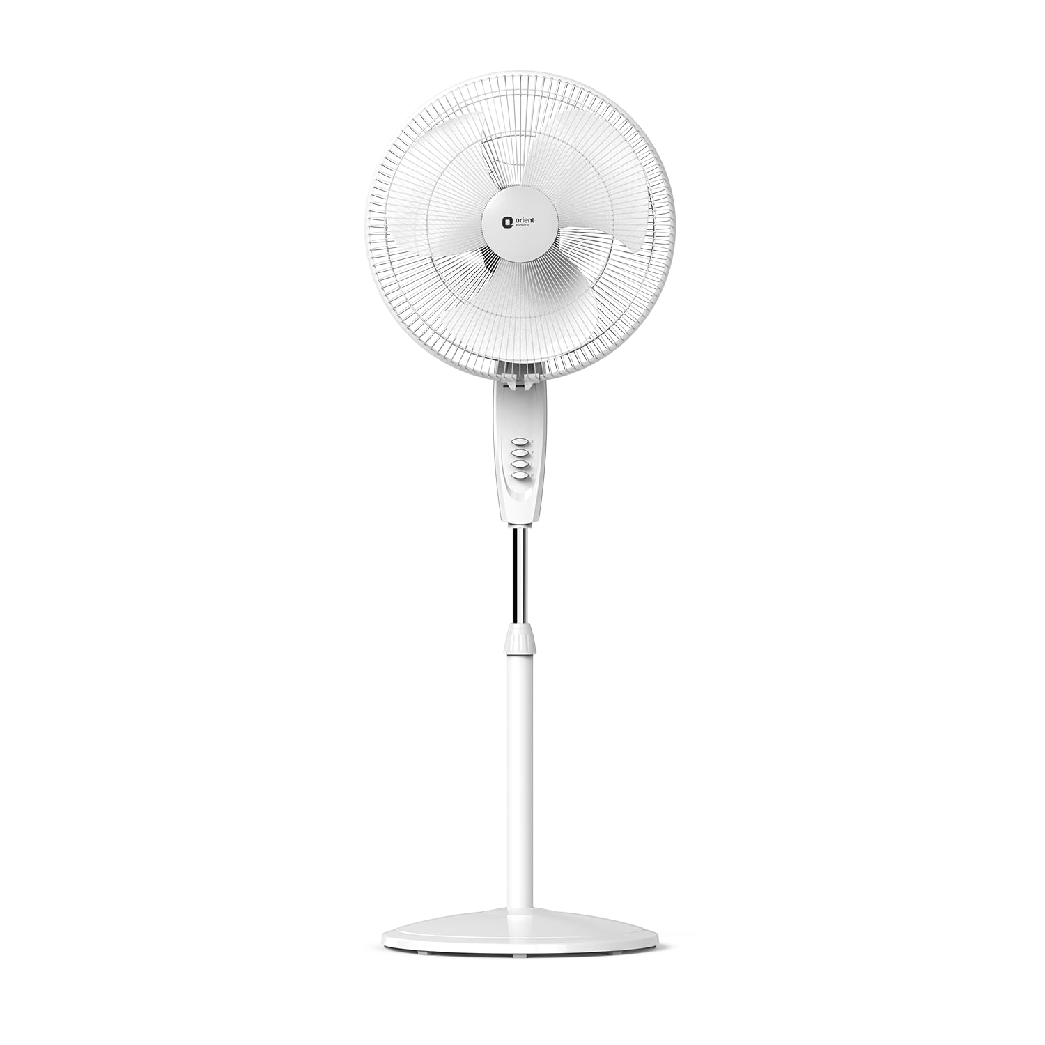 Orient Electric Stand 87 400 Mm Pedestal Fans | 100% Copper Motor, High Air Delivery | Millitary Grade Guard | 3 Speed Control, 