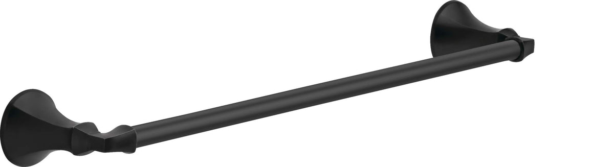 Delta 76418-Bl Ashlyn 18-In Wall Mount Towel Bar Bath Hardware Accessory In Matte Black