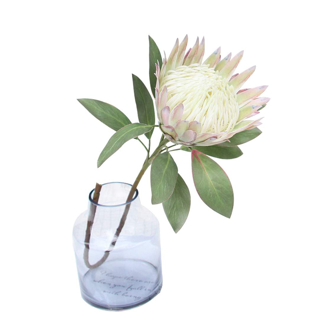 Calcifer 1 Pcs 75 CM The King Protea (Protea Cynaroides) Artificial Flowers Plants for Home Garden Wedding Party Decoration (Bei